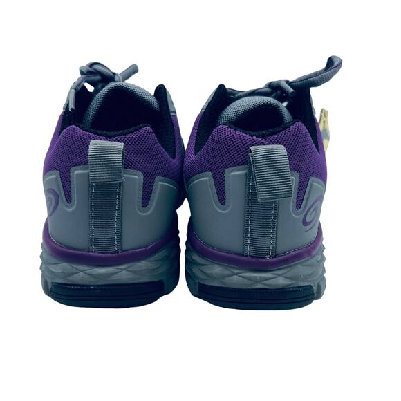 Nautilus Safety Footwear Zephyr CT Grey Purple Women's Size 4 D Wide New w Box - Picture 6 of 12